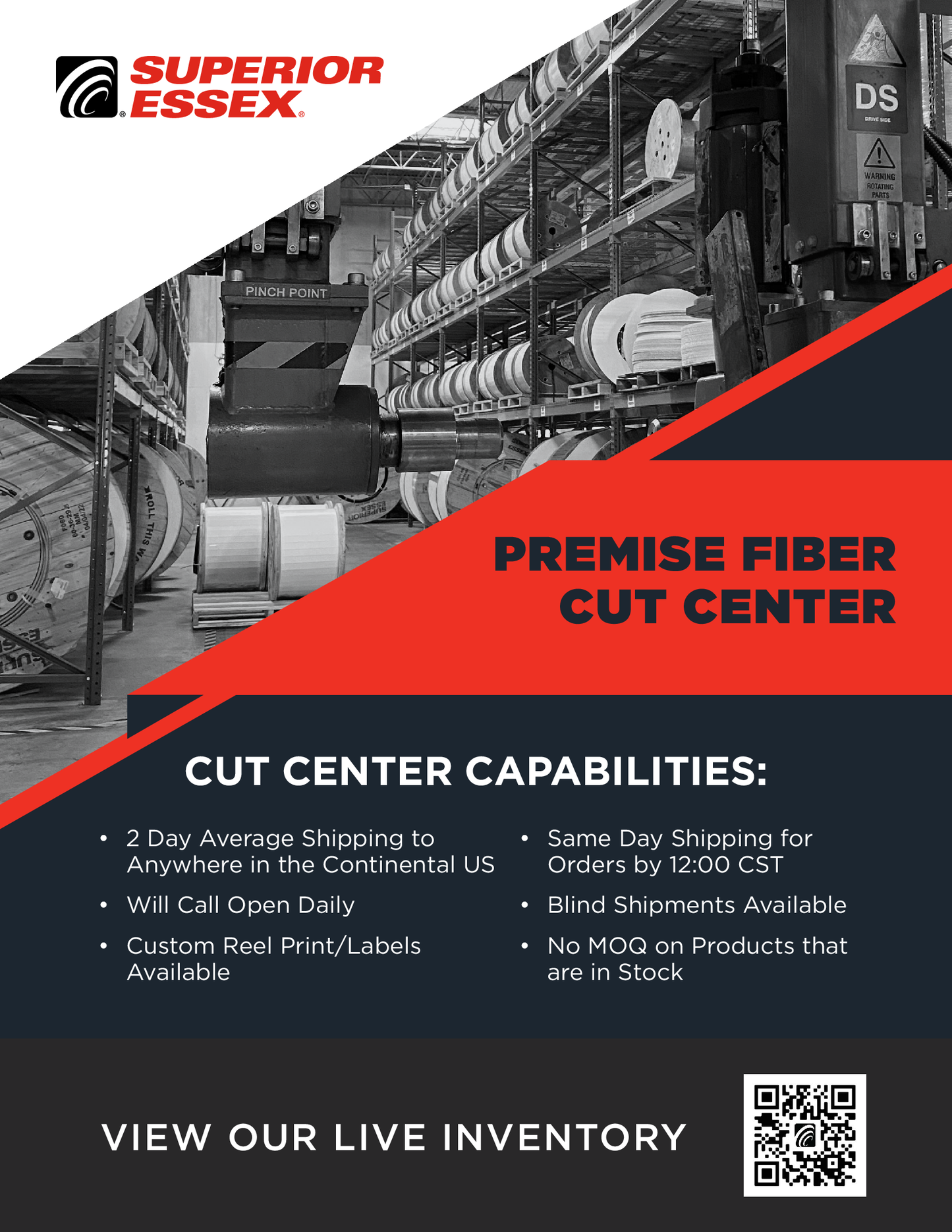 Flyer- Premise Fiber Cut Center (In packs of 25)