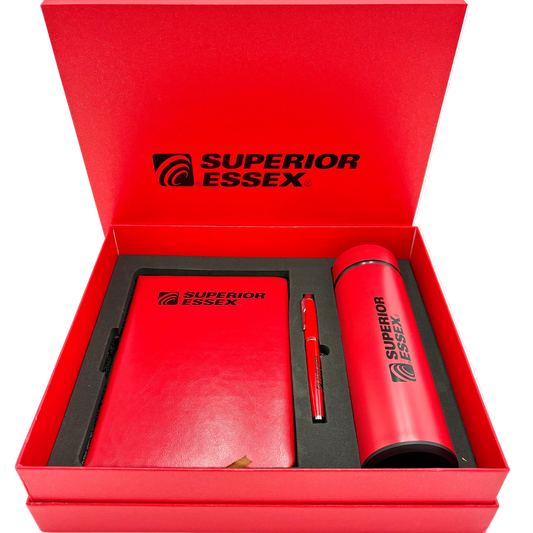 Executive Gift Set- Vacuum Bottle, A5 Notebook & Pen
