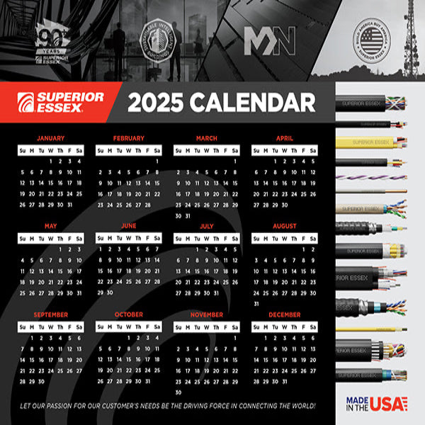 2025 Calendar Mousepad