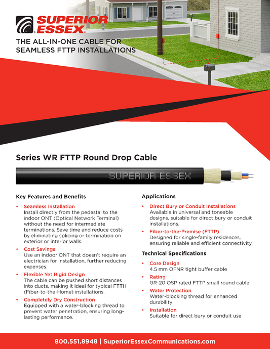 Flyer - The All-in-One Cable for Seamless FTTP Installations