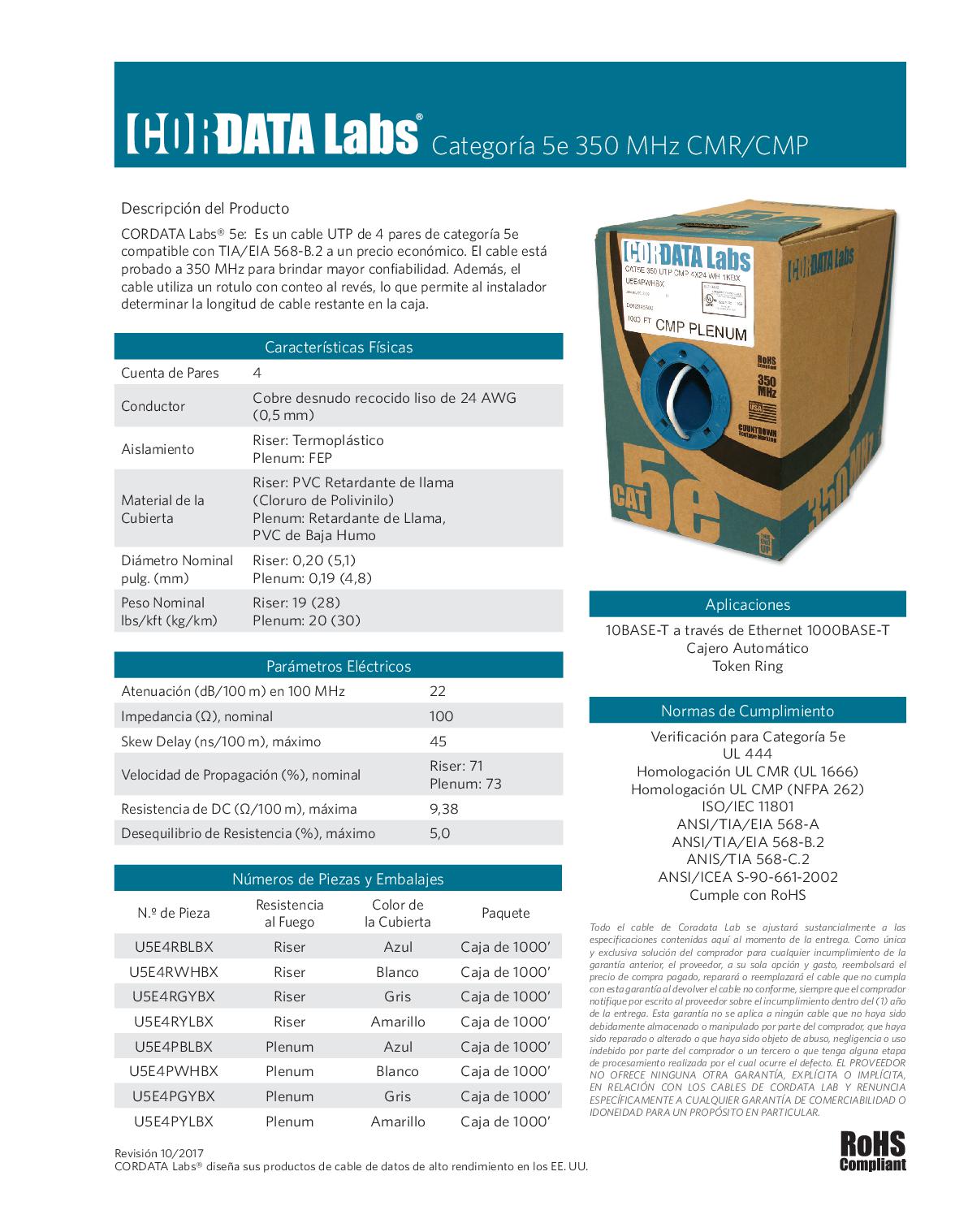 Flyer - Cordata Labs Datasheet