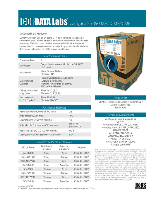 Flyer - Cordata Labs Datasheet