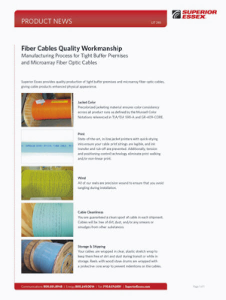 Flyer - Fiber Quality Workmanship