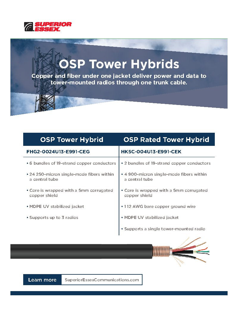 Flyer - Product Sell Sheet- OSP Tower Hybrids