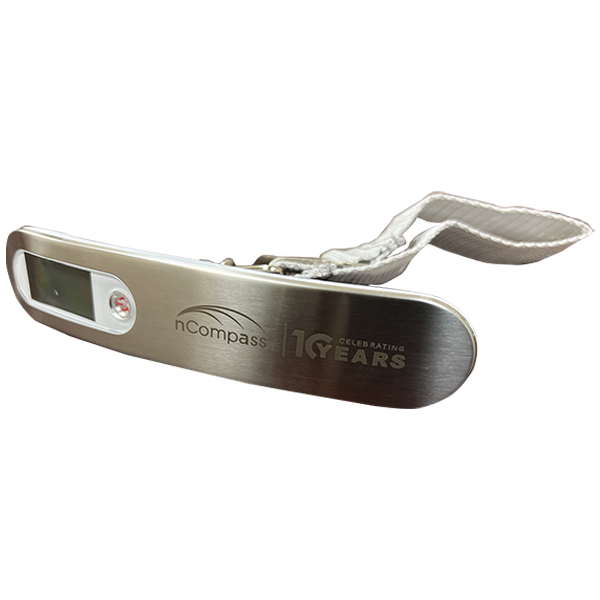 nCompass 10 years anniversary Luggage Scale