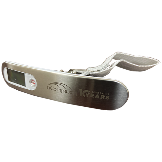 nCompass 10 years anniversary Luggage Scale