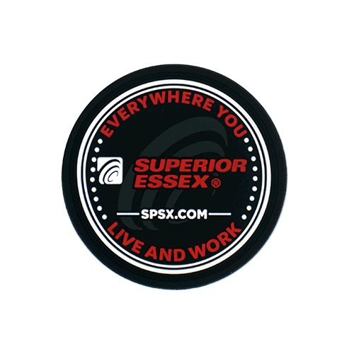Silicone Superior Essex Black Garmet Patch