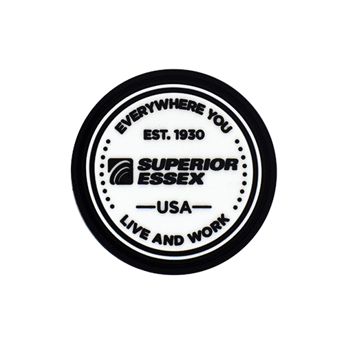 Silicone Superior Essex White Garmet Patch