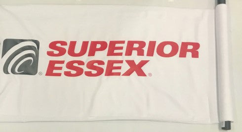 Table Drape - Superior Essex White Table Drape without Case